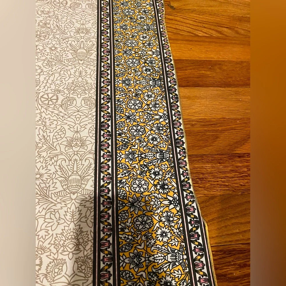 Yellow and blue boho tapestry